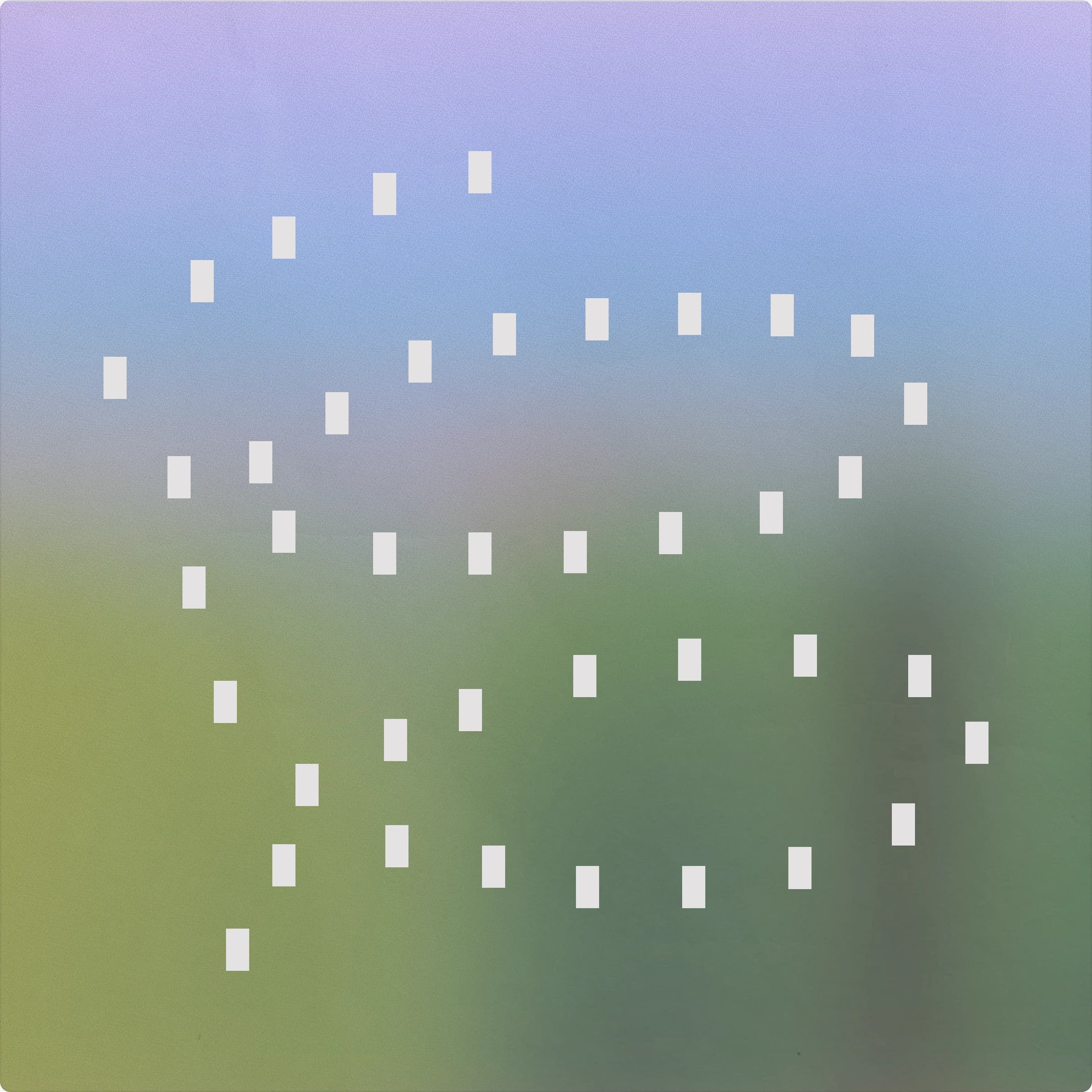 A loop of points tracing a new path over a soft gradient